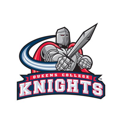 QC Knights Logo Illustration of the Queens Knight, NCCA Division II Athletics
